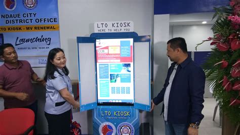 LTO Kiosk Offered Services .